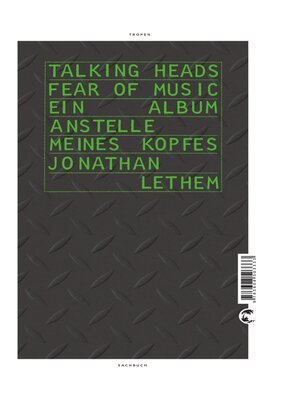 cover image of Talking Heads--Fear of Music